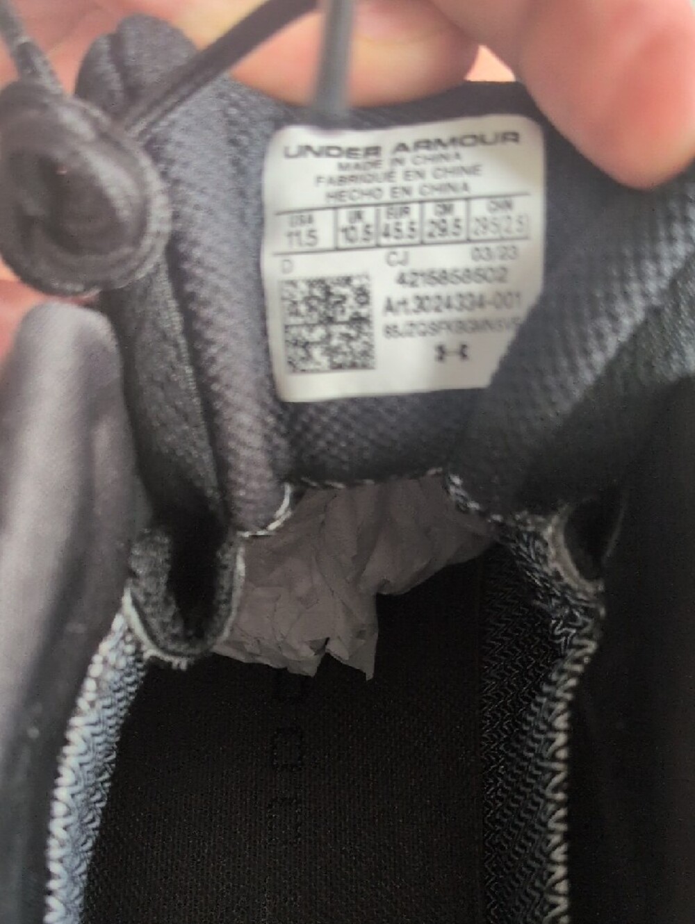 Under Armour Men’s Black Tactical Work Boots. - Picture 8 of 9
